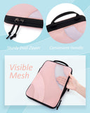 BAGSMART Compression Packing Cubes, 4 Set Travel Packing Cubes for Carry on Suitcases, Compression Suitcase Organizers Bag Set & Travel Cubes for Luggage, Lightweight Packing Organizers Baby Pink