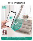 BAGSMART Crossbody Bags for Women, Puffer Small Crossbody Purses with RFID Blocking Slots, Puffy Handbags Shoulder Travel Purse, Brown