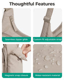 BAGSMART Crossbody Bags for Women, Small Puffer Purses for Women Daily/Travel, 6L Cute Fluffy Hobo Bag with Adjustable Strap