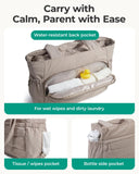 BAGSMART Diaper Bag Tote, Large Baby Bags for Mom, Hospital Bag for Labor Delivery, Lightweight Puffy Maternity Travel Tote with Changing Pad & Pacifier Case