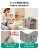 BAGSMART Diaper Bag Tote Puffer Tote Bag Lightweight Baby Bag with Insulated Pockets, Pacifier Case Stylish Multifunctional Hospital Bag for Labor and Delivery,Travel,Work
