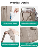 BAGSMART Diaper Bag Tote Puffer Tote Bag Lightweight Baby Bag with Insulated Pockets, Pacifier Case Stylish Multifunctional Hospital Bag for Labor and Delivery,Travel,Work