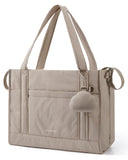 BAGSMART Diaper Bag Tote Puffer Tote Bag Lightweight Baby Bag with Insulated Pockets, Pacifier Case Stylish Multifunctional Hospital Bag for Labor and Delivery,Travel,Work