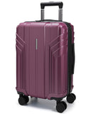 BAGSMART Expandable Carry On Luggage 22x14x9 Airline Approved, 20 Inch Travel Luggage with Spinner Wheels, Lightweight Hard Shell Suitcase Carry on Purplish Red