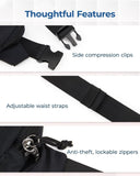 BAGSMART Fanny Packs for Women Small Belt Bag with Adjustable Strap Waist Pack for Running Workout Traveling Hiking, Black