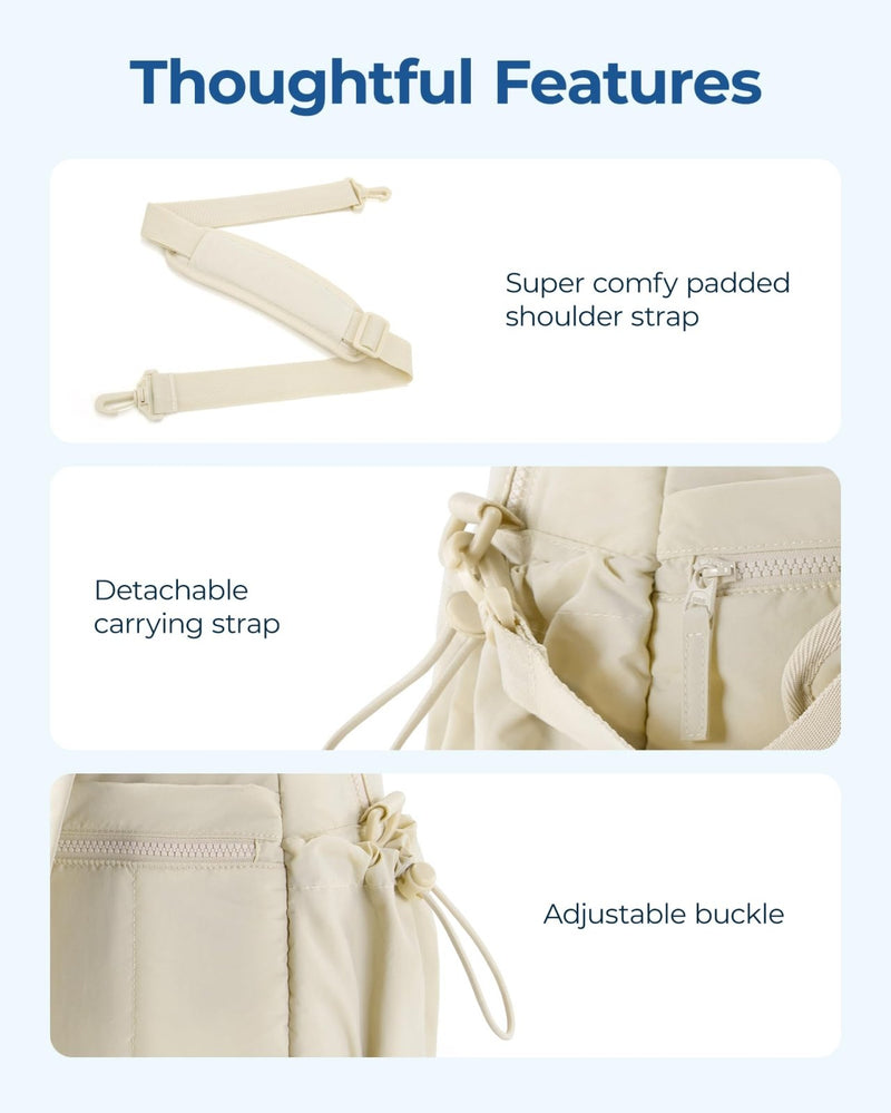 BAGSMART Gym Bag for Women, Duffle Bag for Travel with Wet Pocket, Lightweight Carry on Weekender Duffel, Water Resistant