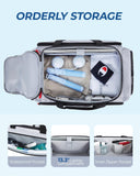 BAGSMART Gym Bag for Women & Men, Sports Travel Duffel Backpack with Shoe Compartment Laptop Compartment, Water Resistant Carry On Weekender Bag for Airplane