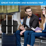 BAGSMART Laptop Bag, 15.6 Inch Briefcase Men, Lockable Computer Bag Work Bag, Water - Repellent Shoulder Messenger Bag Travel Office Business, Black