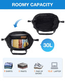 BAGSMART Large Gym Bag with Yoga Mat Buckle, Weekender Overnight Bag for Women, Travel Duffle Bag for Travel Essentials, Carry On Tote Bag Hospital Bag for Labor and Delivery