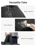 BAGSMART Large Tote Bag for Women, 32L Expandable Reusable Grocery Bag, Foldable Handbag for Shopping Gym College Overnight, Coffee