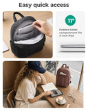 BAGSMART Mini Backpack for Women, Lightweight Small Backpack Purse, Black