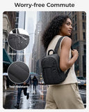 BAGSMART Mini Backpack for Women, Lightweight Small Backpack Purse, Black
