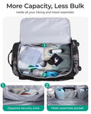 BAGSMART Rolling Duffle Bag with Wheels, Tactical Carry on Luggage, Travel Bag Gym Duffel for Men Women, Duffel with PVC Wet Pocket, Camouflage