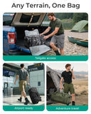 BAGSMART Rolling Duffle Bag with Wheels, Tactical Carry on Luggage, Travel Bag Gym Duffel for Men Women, Duffel with PVC Wet Pocket, Camouflage