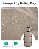 BAGSMART Rolling Duffle Bag with Wheels, Travel Duffel Luggage Bag for Men, Water Repellent Heavy Duty for Travel Camp, Black, Large, 70L