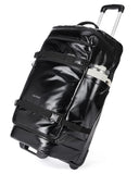 BAGSMART Rolling Duffle Bag with Wheels, Travel Duffel Luggage Bag for Men, Water Repellent Heavy Duty for Travel Camp, Black, Large, 70L