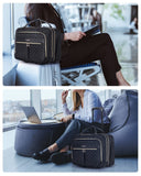 BAGSMART Rolling Laptop Bag Women, Rolling Briefcase for Women, 17.3 Inch Laptop Bag with Wheels Computer Bag Laptop Case for Work Travel Business