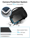 BAGSMART Small Camera Sling Bag for Photographers, Compact Camera Shoulder Bags for DSLR/SLR/Mirrorless Cameras, Waterproof Crossbody Camera Case with Tripod Holder, Black