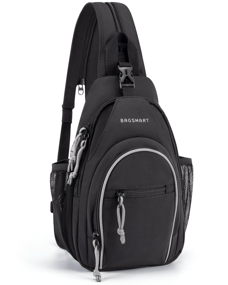 BAGSMART Small Crossbody Sling Bag for Men Women, Small Sling Backpack Shoulder Bag, Anti - Theft Chest Daypack