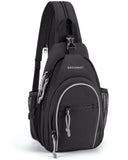 BAGSMART Small Crossbody Sling Bag for Men Women, Small Sling Backpack Shoulder Bag, Anti-Theft Chest Daypack