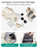 BAGSMART Small Crossbody Sling Bag for Men Women, Small Sling Backpack Shoulder Bag, Anti - Theft Chest Daypack