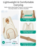 BAGSMART Small Crossbody Sling Bag for Men Women, Small Sling Backpack Shoulder Bag, Anti - Theft Chest Daypack
