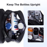 BAGSMART Toiletry Bag for Men, Hanging Travel Toiletry Organizer Large Dopp Kit for Men, Water Resistant Travel Bag Shaving Bag for Toiletries Accessories, Door Room Essentials, Black