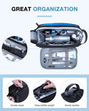 BAGSMART Toiletry Bag for Men, Large Travel Toiletry Organizer, Dopp Kit Water - resistant Shaving Bag for Toiletries Accessories - Black