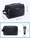 BAGSMART Toiletry Bag for Men, Large Travel Toiletry Organizer, Dopp Kit Water - resistant Shaving Bag for Toiletries Accessories - Black