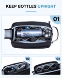 BAGSMART Toiletry Bag for Men, Large Travel Toiletry Organizer, Dopp Kit Water - resistant Shaving Bag for Toiletries Accessories - Black