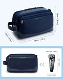 BAGSMART Toiletry Bag for Men, Large Travel Toiletry Organizer, Dopp Kit Water - resistant Shaving Bag for Toiletries Accessories - Nvay Blue