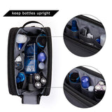 BAGSMART Toiletry Bag for Men, Travel Toiletry Organizer Dopp Kit Water - resistant Shaving Bag for Toiletries Accessories, Door Room Essentials, Black - medium