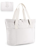 BAGSMART Tote Bag for Women, Foldable Tote Bag With Zipper Travel Large Shoulder Bag Handbag for Work