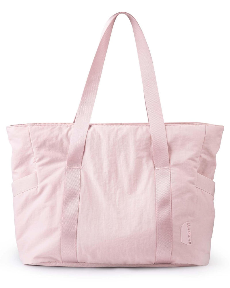 BAGSMART Tote Bag for Women, Tote Bag with Zipper Work Tote with Compartments Nurse Shoulder Hanbag for Travel, Gym