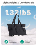 BAGSMART Tote Bag for Women, Tote Bag with Zipper Work Tote with Compartments Nurse Shoulder Hanbag for Travel, Gym