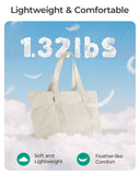 BAGSMART Tote Bag for Women, Tote Bag with Zipper Work Tote with Compartments Nurse Shoulder Hanbag for Travel, Gym