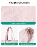 BAGSMART Tote Bag for Women, Tote Bag with Zipper Work Tote with Compartments Nurse Shoulder Hanbag for Travel, Gym