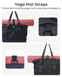 BAGSMART Tote Bag for Women, Tote Bag with Zipper Work Tote with Compartments Nurse Shoulder Hanbag for Travel, Gym