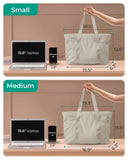 BAGSMART Tote Bag for Women with Zipper, Gym Tote with Compartments, Laptop Work Tote Nurse Dance Yoga Bag for Sport, Travel