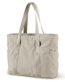 BAGSMART Tote Bag for Women with Zipper, Gym Tote with Compartments, Laptop Work Tote Nurse Dance Yoga Bag for Sport, Travel