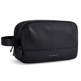 BAGSMART Travel Toiletry Bag for Men, Dopp Kit Water Resistant Shaving Bag for Toiletries Accessories, Black - Medium