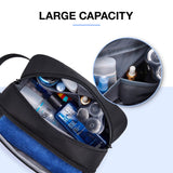 BAGSMART Travel Toiletry Bag for Men, Dopp Kit Water Resistant Shaving Bag for Toiletries Accessories, Black - Medium