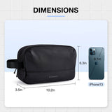BAGSMART Travel Toiletry Bag for Men, Dopp Kit Water Resistant Shaving Bag for Toiletries Accessories, Black - Medium