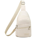 Banelu Sling Bag Small Crossbody Bags for Women Men, Cross Body Bag Sling Backpack for Outdoors Sports Hiking - Beige