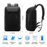 BANGE 15.6 Inch Laptop Backpack for Men and Women, Business Travel Backpack, Waterproof Lightweight Computer Bag for Office, Commuter & Outdoor Sports