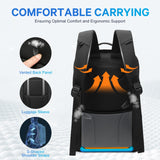 BANGE 15.6 Inch Laptop Backpack for Men and Women, Business Travel Backpack, Waterproof Lightweight Computer Bag for Office, Commuter & Outdoor Sports