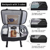 BANGE 40L Men's Travel Backpack,Carry on Airline Approved Backpacks, Business Laptop Daypack for 17.3Inch Notebook