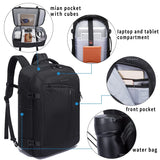 BANGE 40L Men's Travel Backpack,Carry on Airline Approved Backpacks, Business Laptop Daypack for 17.3Inch Notebook