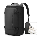 BANGE 40L Travel Backpack with Shoe Compartment, Large Capacity Weekender Bag Daypack Fits 17.3 Inch Laptop, Carry - on Luggage Backpack with Water Bottle Holder for Traveling, Hiking, Business