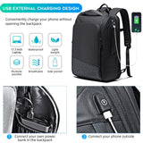 BANGE 45L Expandable Travel Backpacks,Weekender Carry On Backpack, Flight Approved Business Backpack for 17.3inch Laptop